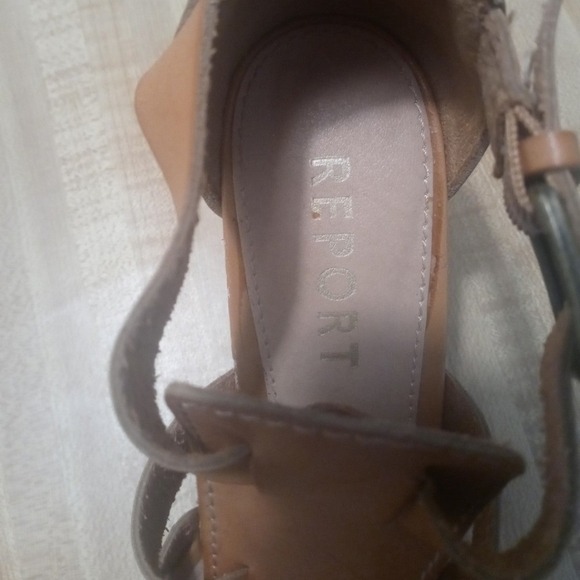 Report Tan Strappy Heels - Picture 8 of 11